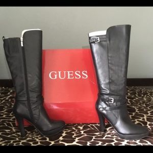 GUESS knee high boots.